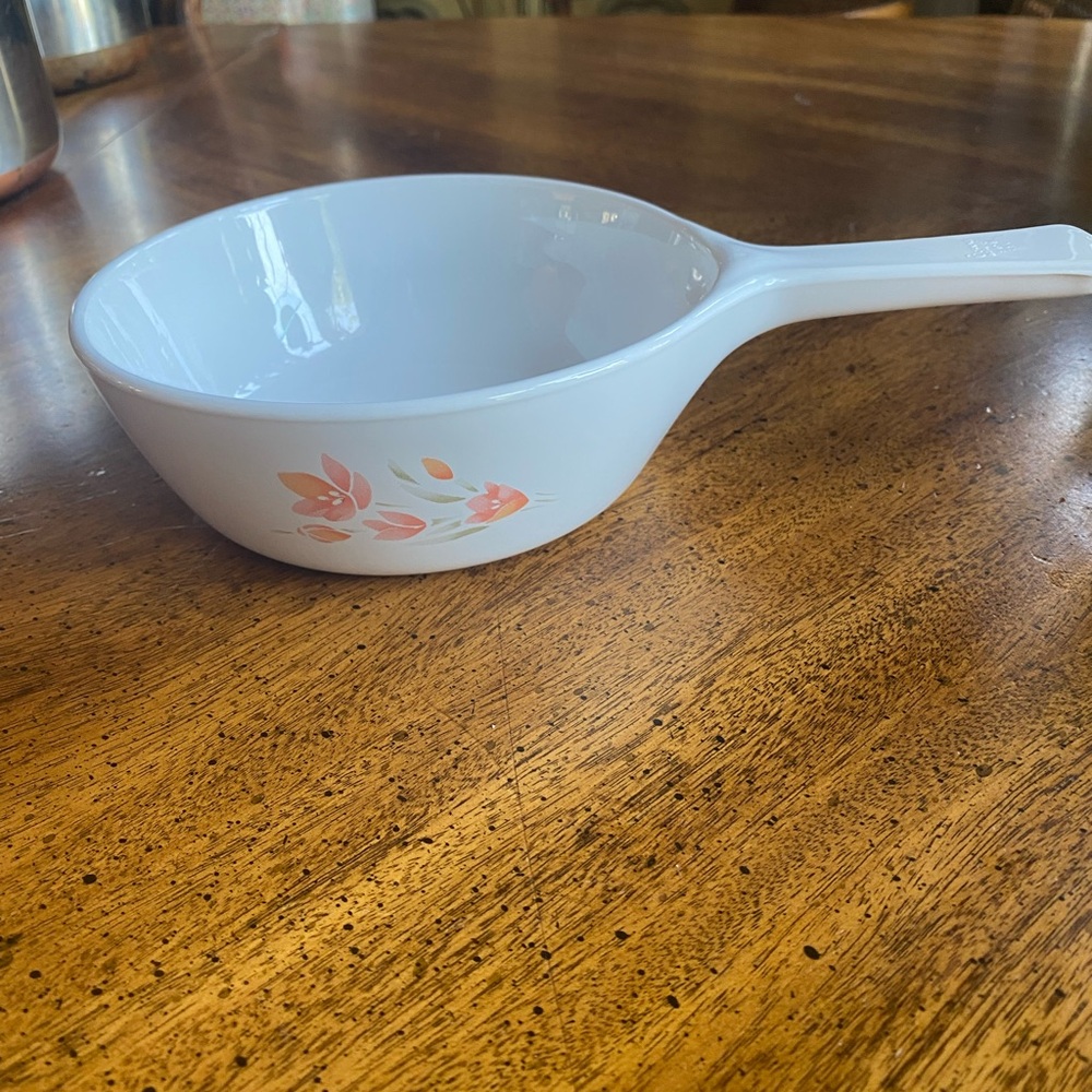 Corningware Peach Floral .05 Liter Sauce Pan